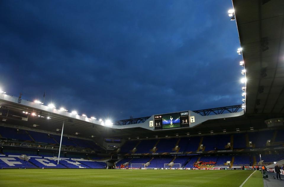 White Hart Lane under the floodlights