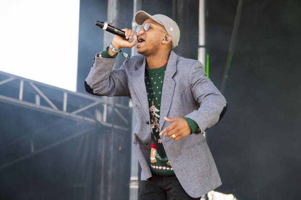 <p>NEW ORLEANS, LA – OCTOBER 28: Pell performs during the 2017 Voodoo Music + Arts Experience at City Park on October 28, 2017 in New Orleans, Louisiana. (Photo by Erika Goldring/Getty Images) </p>