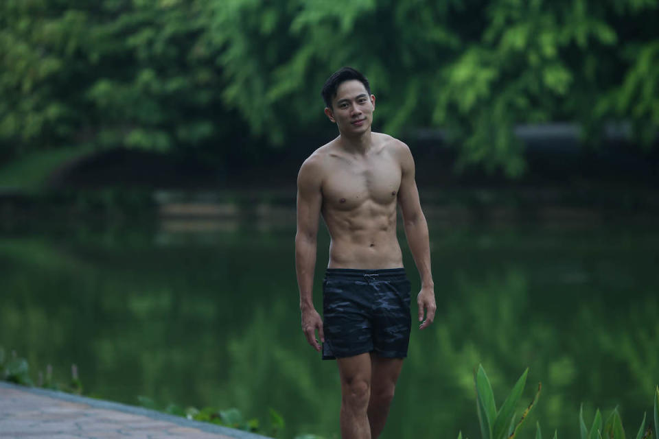 Jerald's fitness goal is about feeling confident and comfortable with the person he sees in the mirror.