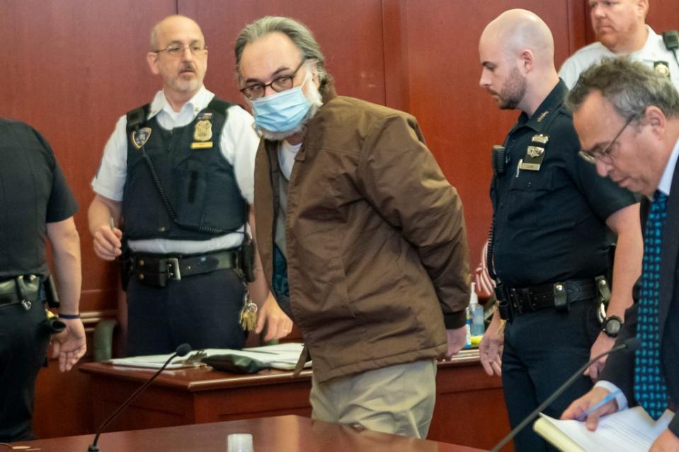 Gary Cabana at his arraignment in early 2023. Steven Hirsch