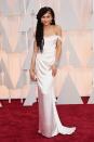 <p>While Zendaya's Oscars debut in this gorgeous Vivienne Westwood number became a little overshadowed when a fashion critic made a racially-insensitive comment about her hair— the young starlet took the opportunity to stand up for herself, and those who are on the receiving end of racist remarks. </p>