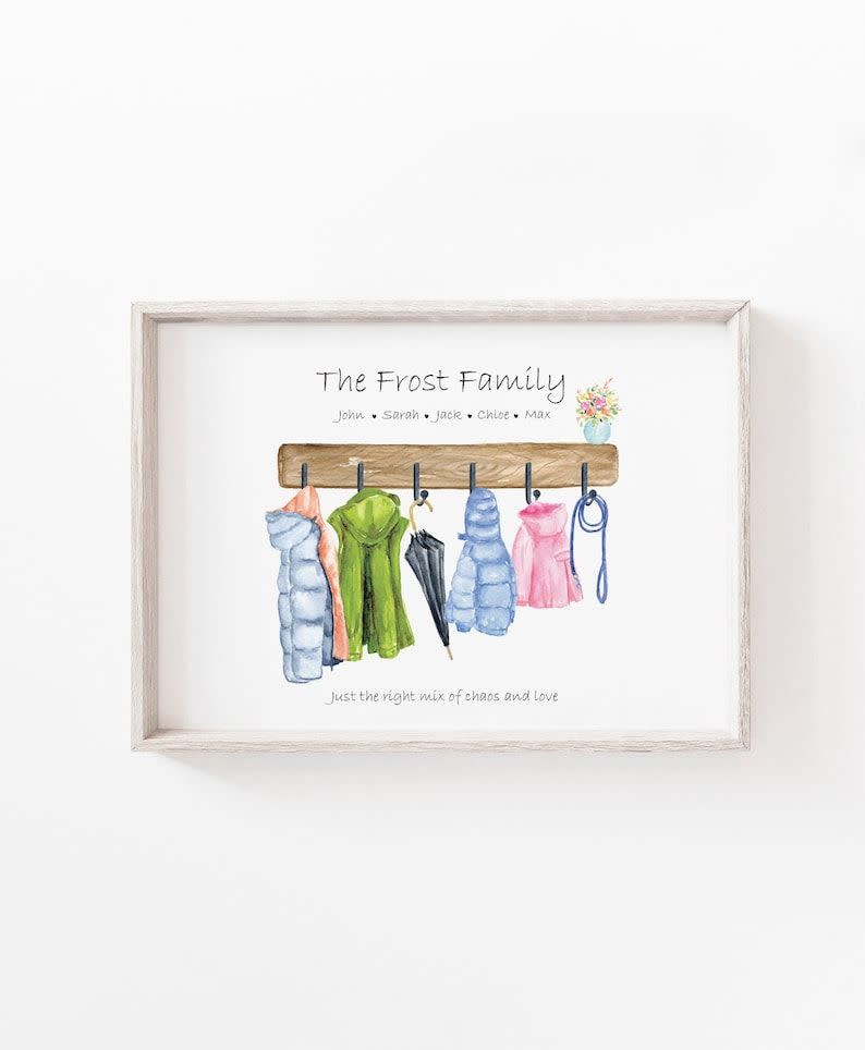 47) Custom Family Art Print