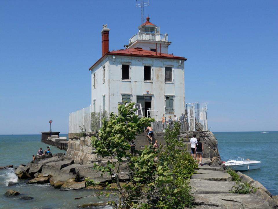 Fairport Harbor West Lighthouse during the day time