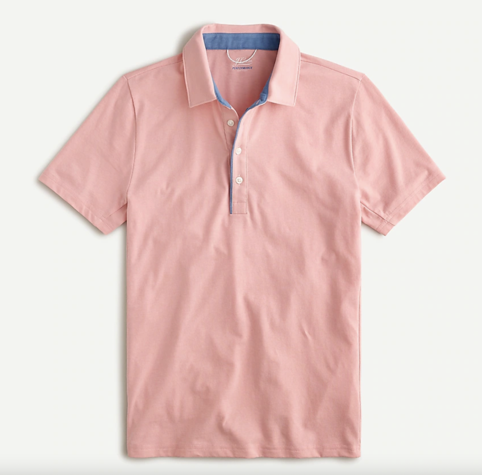 J.Crew Performance Jersey Polo Shirt