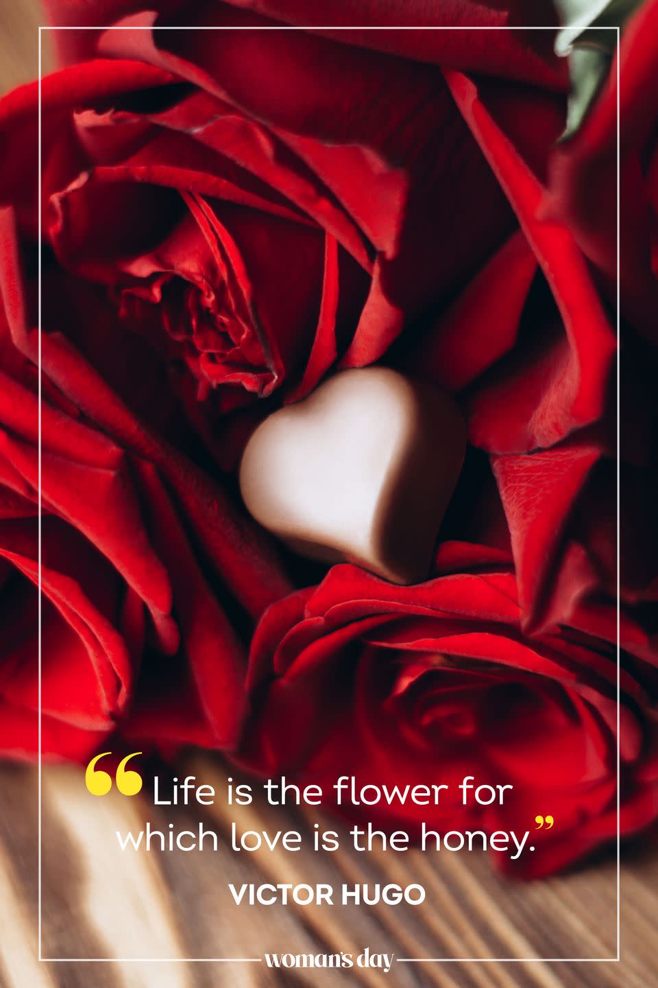 <p>"Life is the flower for which love is the honey." — Victor Hugo</p>