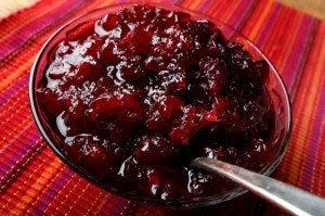 Bourbon cranberry sauce