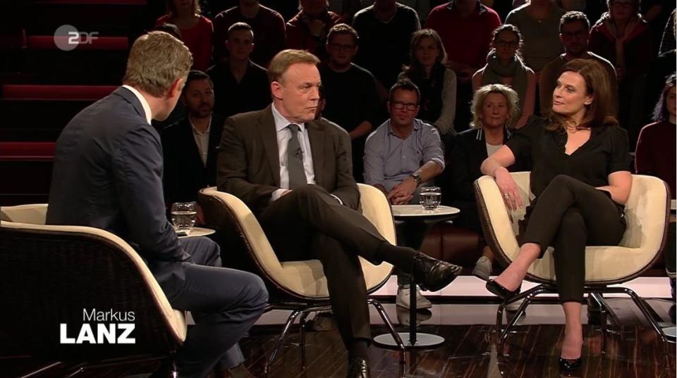 Claudia Kade kritisiert die Profilierungsversuche der SPD. (Foto: Screenshot ZDF/Markus Lanz)