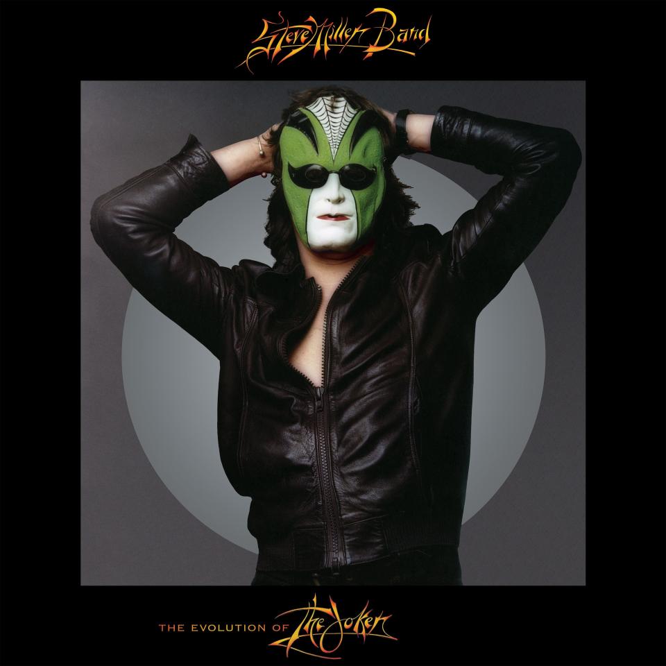 The cover of the box set of "The Joker" features the same iconic image from the 1973 Steve Miller Band album. Miller famously dislikes being photographed, but when he was presented with masks by the photographer he relaxed into the shoot.