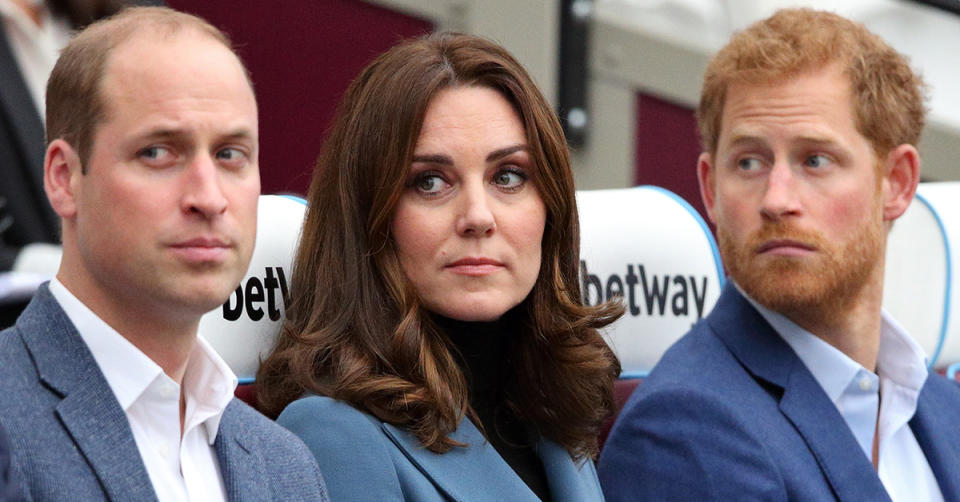 Prince William, Kate Middleton and Prince Harry