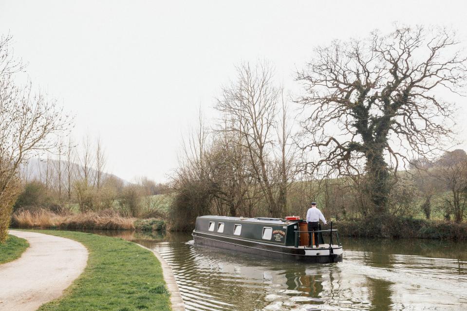 For use in UK, Ireland or Benelux countries only Undated BBC handout photo of a scene from a two-hour BBC show featuring nothing more than a journey down a canal which has proved an unlikely hit with viewers. PRESS ASSOCIATION Photo. Issue date: Wednesday April 8, 2015. All Aboard! The Canal Trip was filmed in real time and contained no commentary, music or presenter and nothing more exciting than passing boats, changing scenery and the occasional passer-by in the distance walking along the towpath. See PA story SHOWBIZ Canal. Photo credit should read: BBC/PA WireNOTE TO EDITORS: Not for use more than 21 days after issue. You may use this picture without charge only for the purpose of publicising or reporting on current BBC programming, personnel or other BBC output or activity within 21 days of issue. Any use after that time MUST be cleared through BBC Picture Publicity. Please credit the image to the BBC and any named photographer or independent programme maker, as described in the caption.