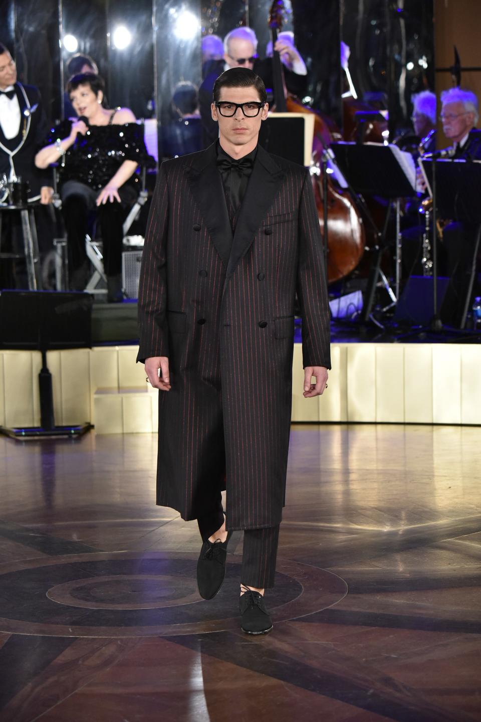 Dolce & Gabbana presented their Alta Sartoria menswear to a crowd that included Nick Jonas, Trevor Noah, and Steve Harvey.