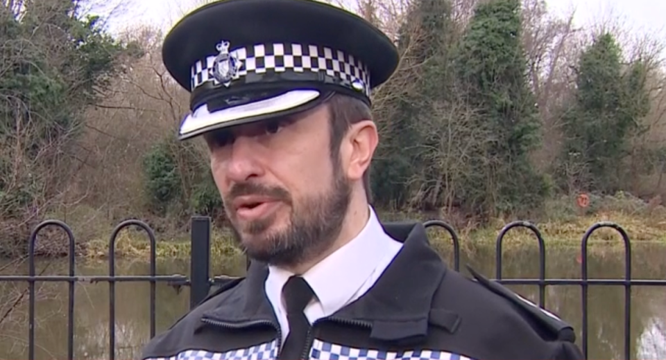Speaking to media at Wensum Park in Norwich, Chief Superintendent Dave Buckley gave an update on the search Thursday (BBC)