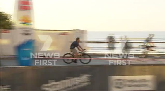 The man went on a joy ride before he was caught. Source: 7 News