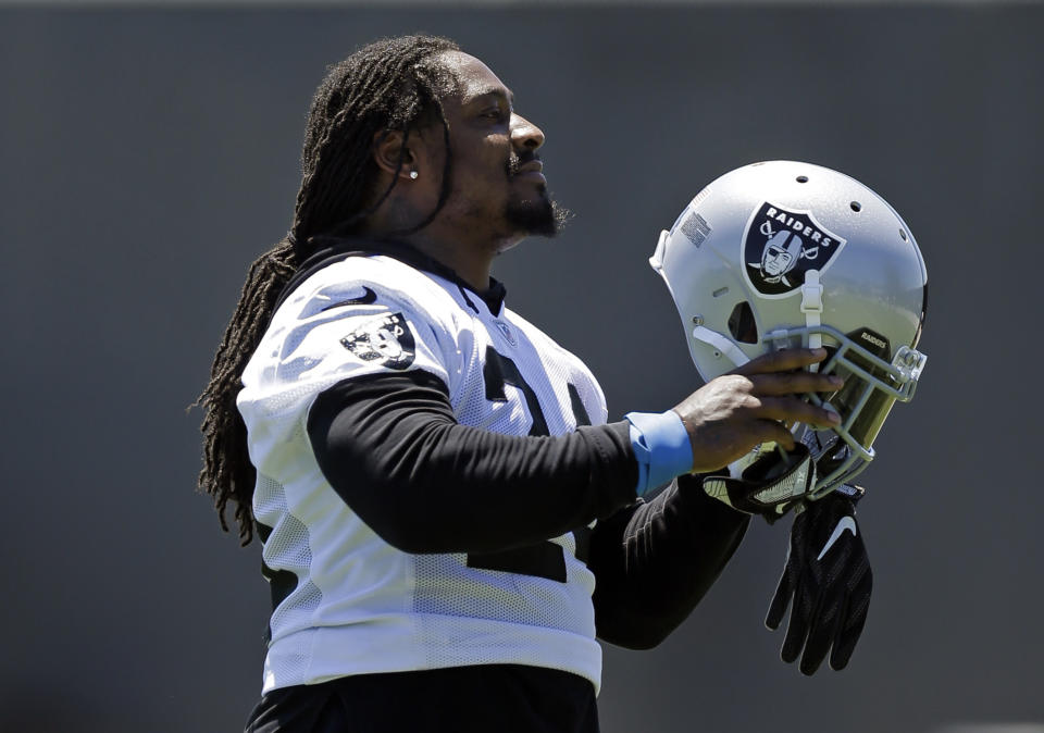 He’s a character: Unique Oakland RB Marshawn Lynch has a new reality show that debuts this month. (AP)