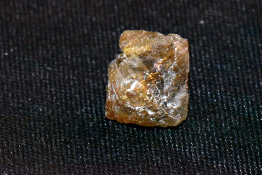 A 3.29-carat brown diamond found at Crater of Diamonds State Park by David Anderson, Murfreesboro, Arkansas, on March 4, 2023. Photo courtesy Arkansas Department of Parks, Heritage and Tourism