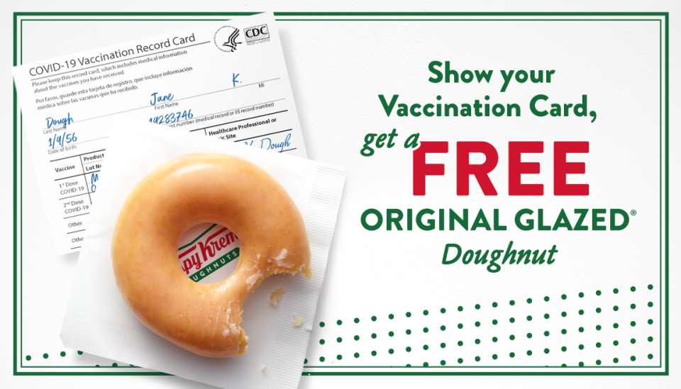 (Courtesy: Krispy Kreme Vaccine)