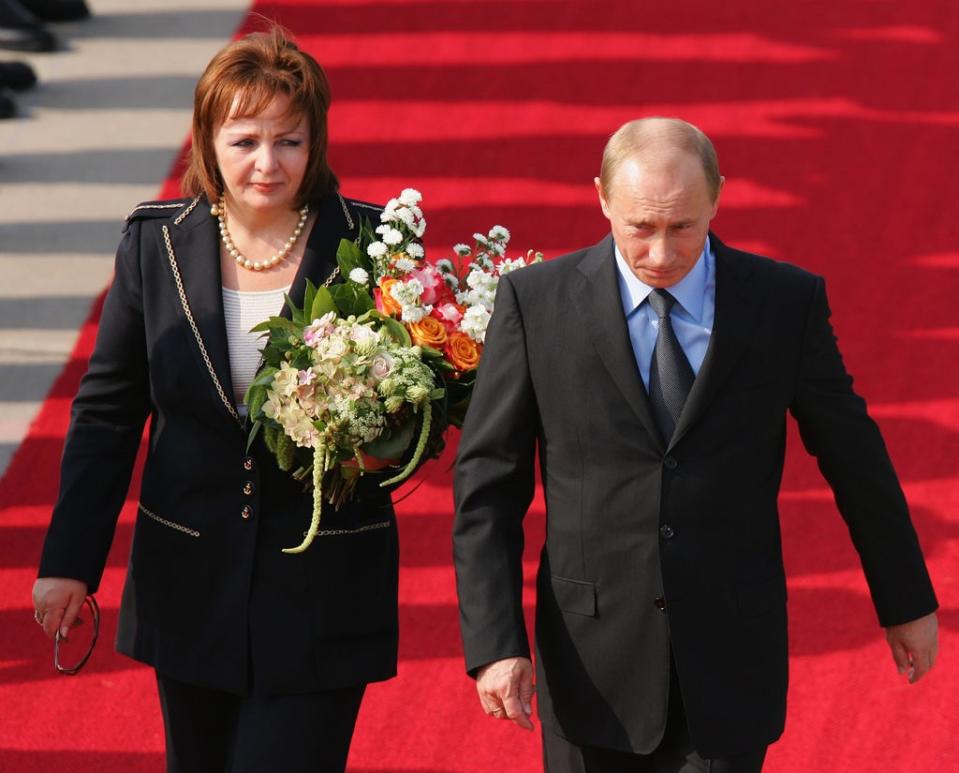 Russian President Vladimir Putin and his former wife Lyudmila (Getty Images)