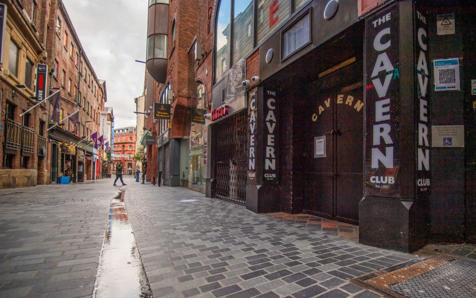 The Cavern Club closed when Tier 3 came to Liverpool; every venue in England will follow suit on Thursday - Bloomberg