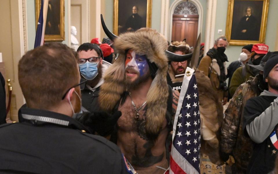 Supporters of US President Donald Trump enter the US Capitol on January 6 -  SAUL LOEB/AFP via Getty Images