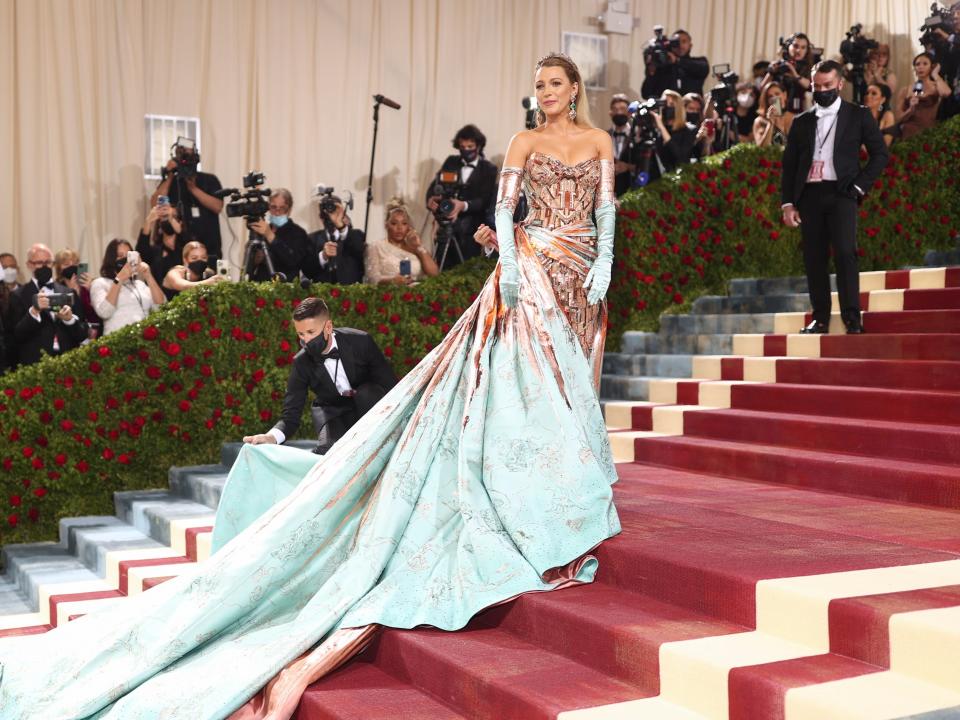 Blake Lively attends the 2022 Met Gala.