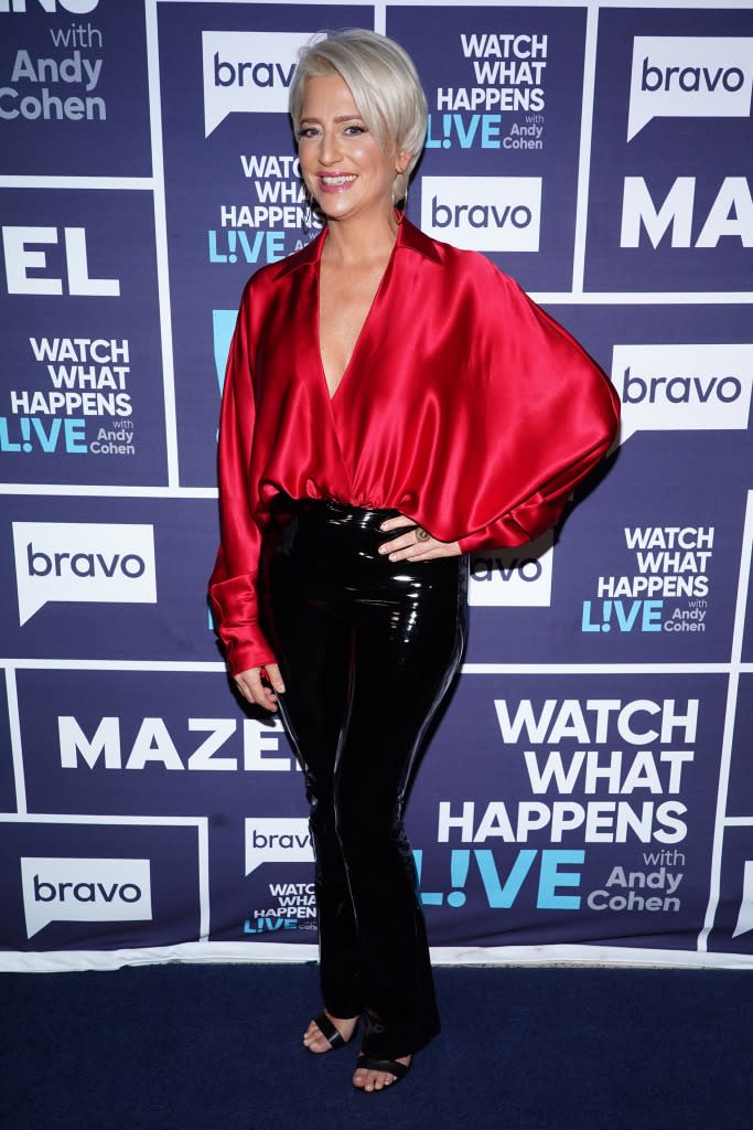 WATCH WHAT HAPPENS LIVE WITH ANDY COHEN — Episode 18137 — Pictured: Dorinda Medley — (Photo by: Charles Sykes/Bravo/NBCU Photo Bank via Getty Images)