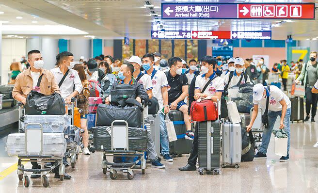 旅遊禁團令解除，國人搶著出國透氣。以最熱門的日本為例，10月份多達3萬6880人次，較去年同期多了30倍。圖為桃園機場入境旅客。（本報資料照片）