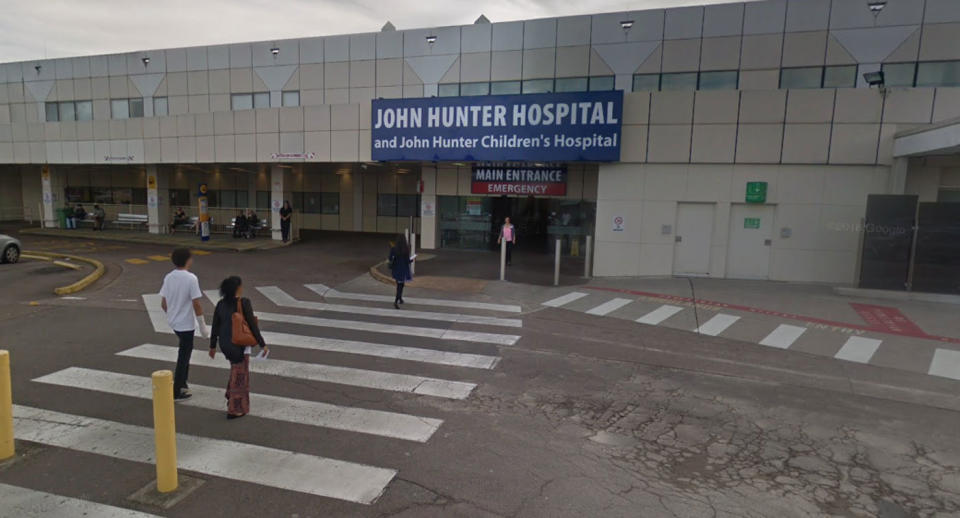 A nine-year-old girl was found to have consumed food with an illicit substance when she was presented to John Hunter Hospital on Monday. Source: Google Maps (file pic)