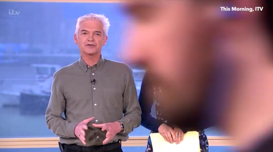 What the?  Don't you love a live TV fail. Photo: ITV