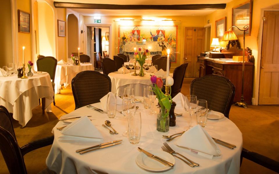 Restaurant at Woolley Grange - Luxury Family Hotels