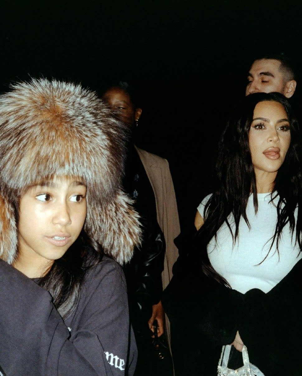 North West and Kim Kardashian