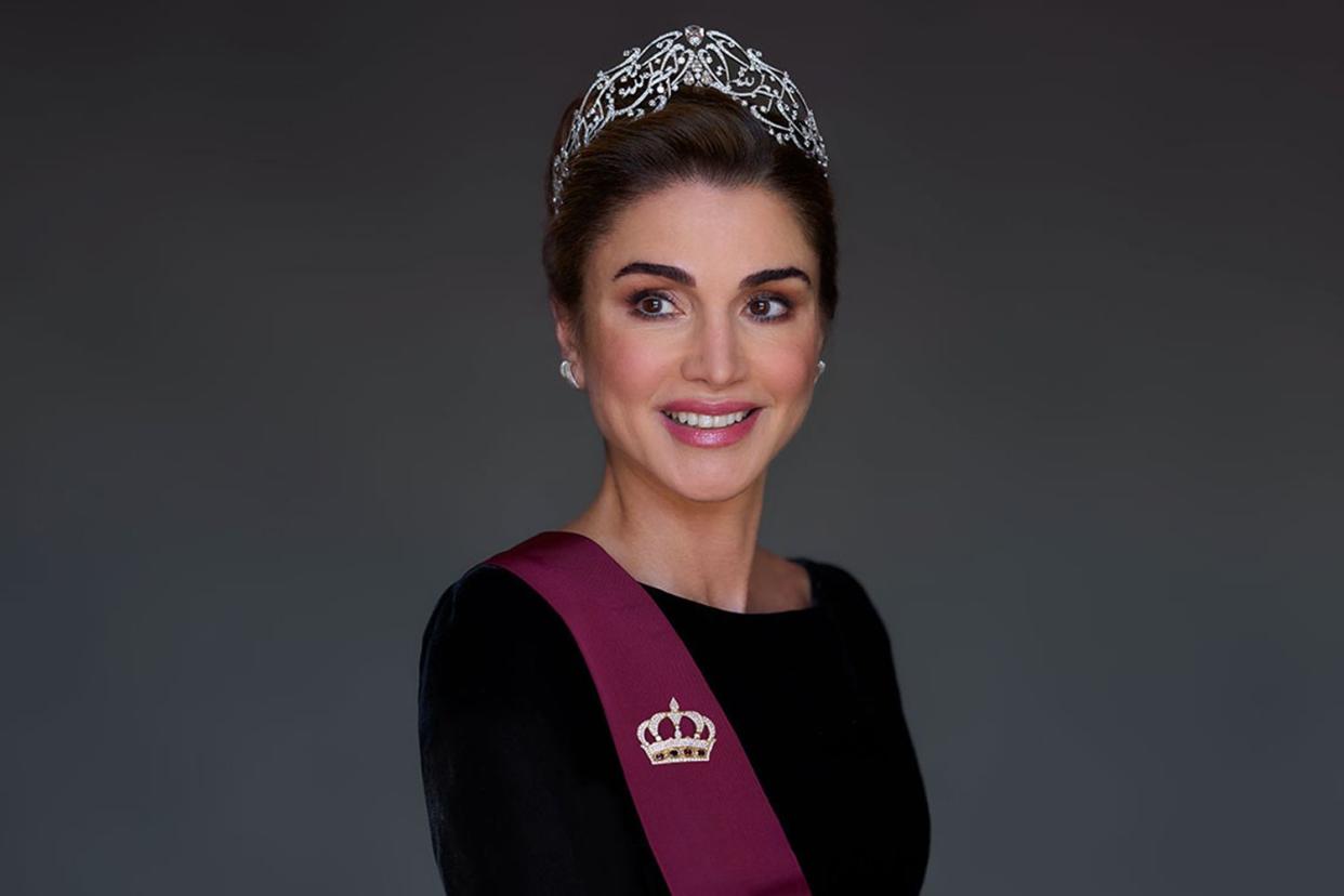 <p>Royal Hashemite Court</p> Queen Rania