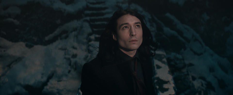 EZRA MILLER as Credence in Warner Bros. Pictures' fantasy adventure 