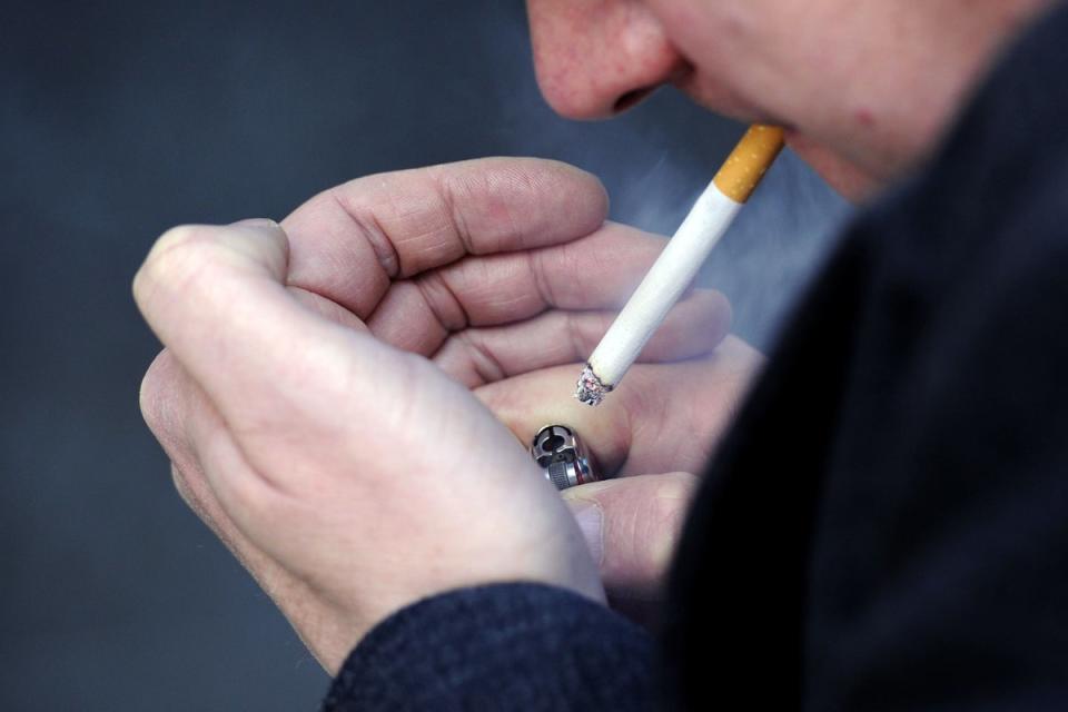 A new study says England could save billions if everyone quit smoking (File photo, posed by model/PA) (PA Wire)