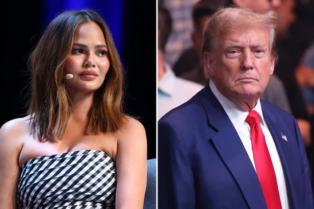 <p>Getty(2)</p> Chrissy Teigen; Donald Trump