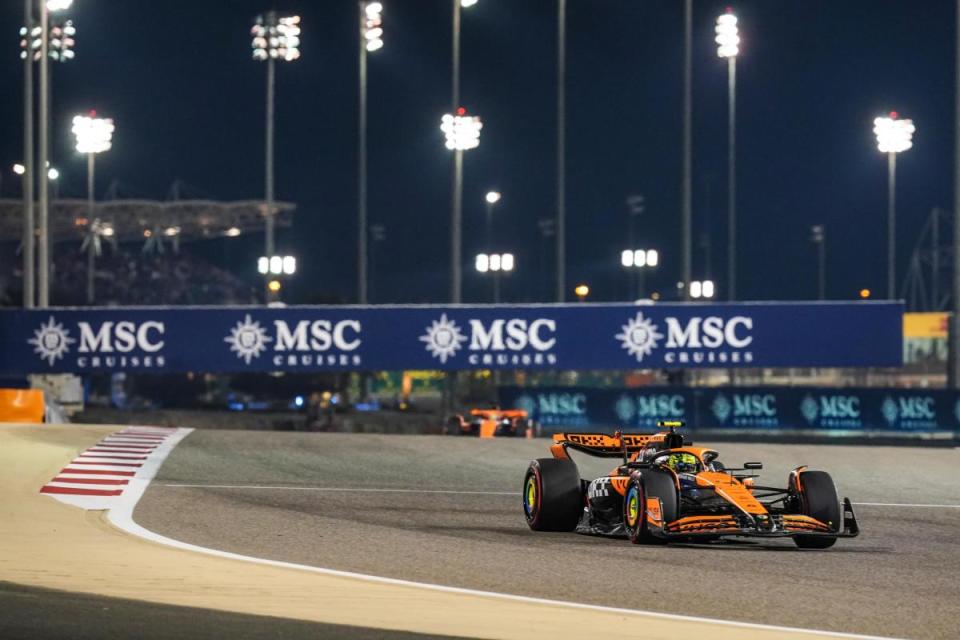 Lando Norris in his McLaren. <i>(Image: PA)</i>