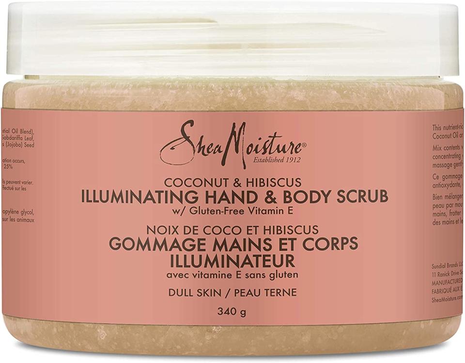 Sheamoisture Illuminating Hand & Body Scrub. Image via Amazon.