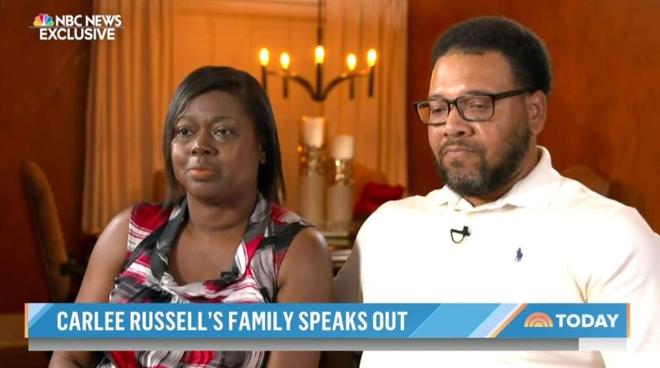 Carlee Russell, Parents, Talitha & Carlos Russell, TODAY Interview