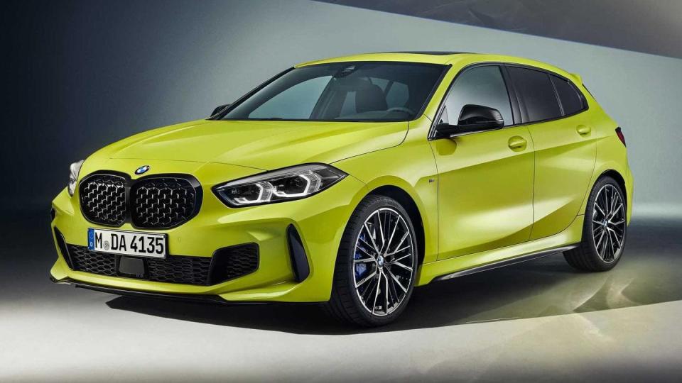 2022 BMW M135i xDrive, with mechanical tweaks, breaks cover