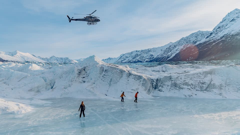 Rink skating doesn't measure up to this scene. - Sage Dudick/Alaska Helicopter Tours