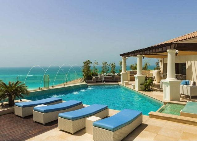 Relax and enjoy the stunning views in your own private pool. Photo: St Regis