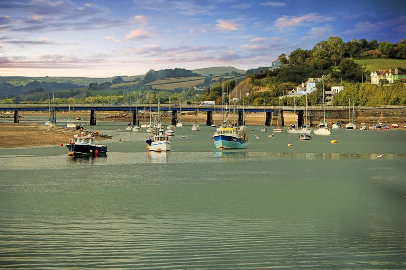 The River Teign and Shaldon Bridge