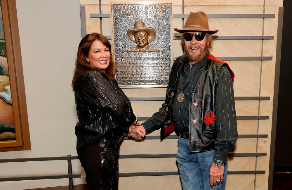 Hank Williams Jr's wife Mary Jane Thomas died after undergoing cosmetic surgery credit:Bang Showbiz