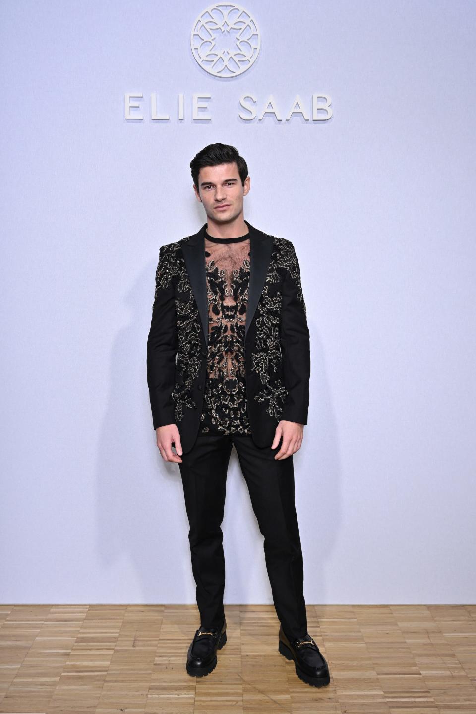 Paul Forman attends the Elie Saab Haute Couture show at Paris Fashion Week on January 25, 2023.