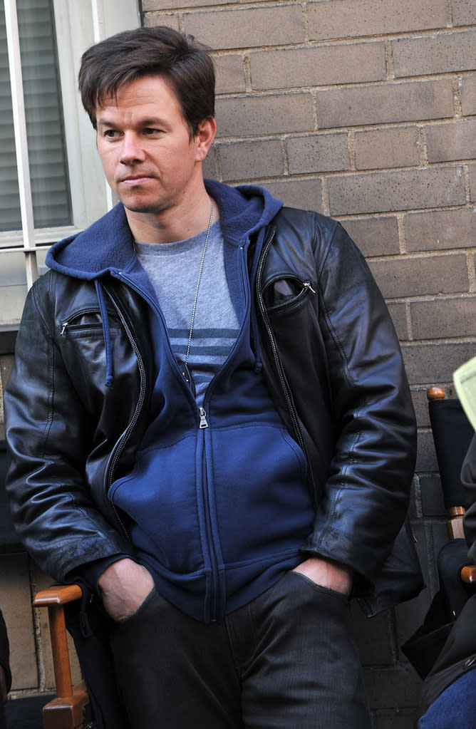 Spotted on Set October 2009 Mark Wahlberg