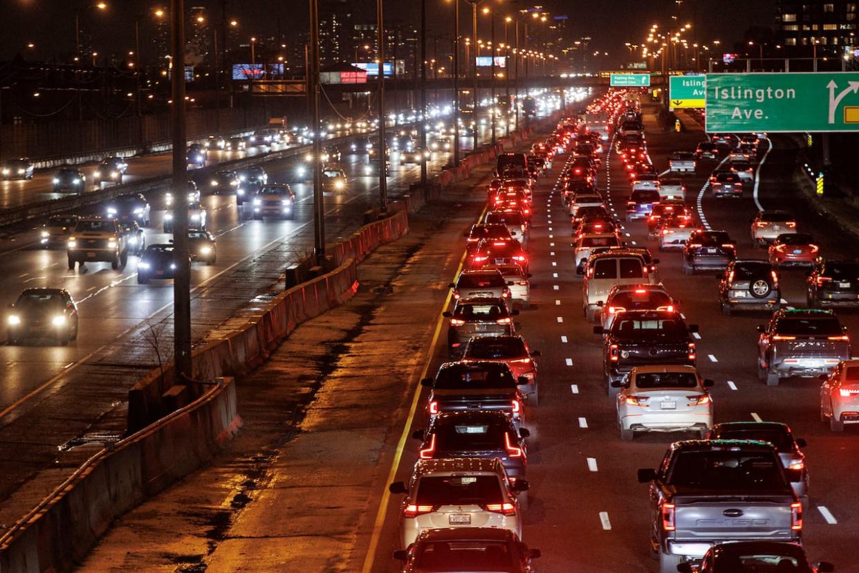 A new report shows Ontario produced 157 megatonnes of carbon emissions in 2022, up 5.7% from 2020, when annual emissions fell to their lowest level since tracking began in 1990. (Evan Mitsui/CBC - image credit)