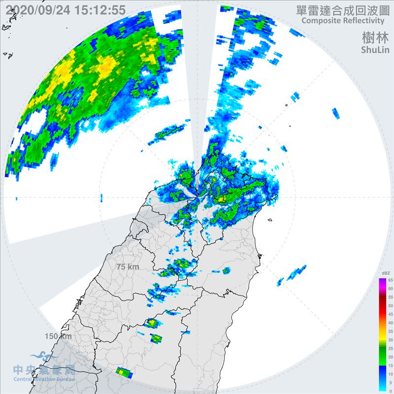 此波東北風水氣多北部降雨明顯。（圖／翻攝自氣象局）