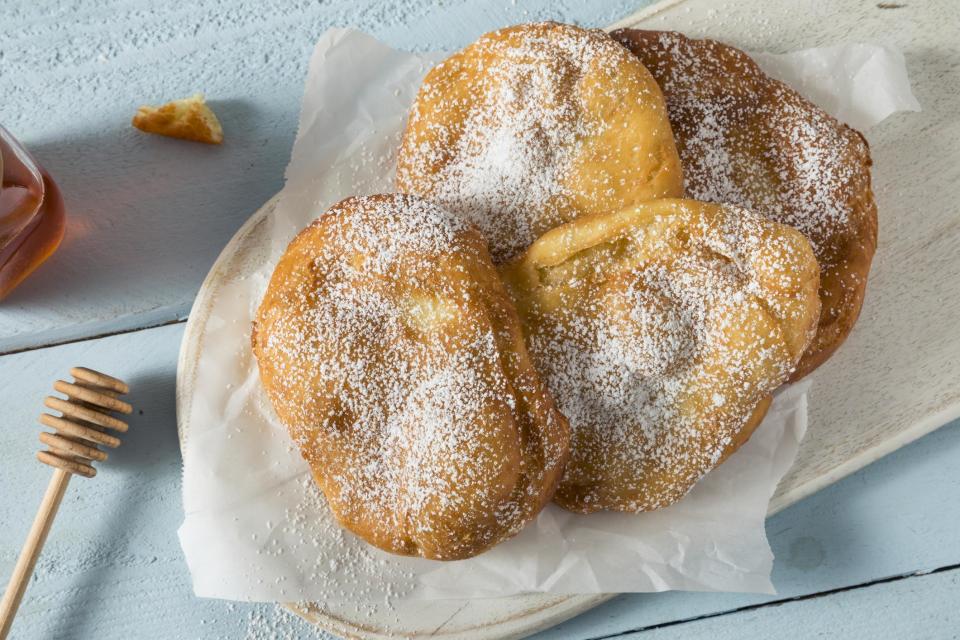 <p>You probably think of scones as a dense, sweet biscuit usually served with English tea, but in Utah, they’re something completely different. These scones are made out of a sweet, yeast-leavened dough that’s deep-fried and usually topped with honey, butter, syrup or powdered sugar. You'll find them in restaurants throughout the state.</p>