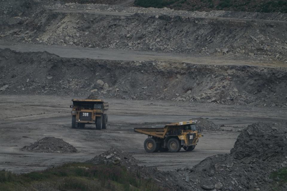 Brenkley Lane Surface Mine in Newcastle (Owen Humphreys/PA) (PA Archive)