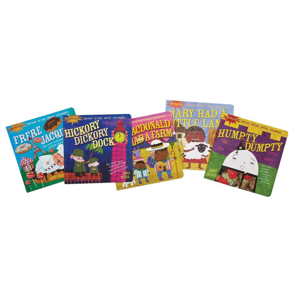 10) Indestructibles Nursery Rhyme Book Set