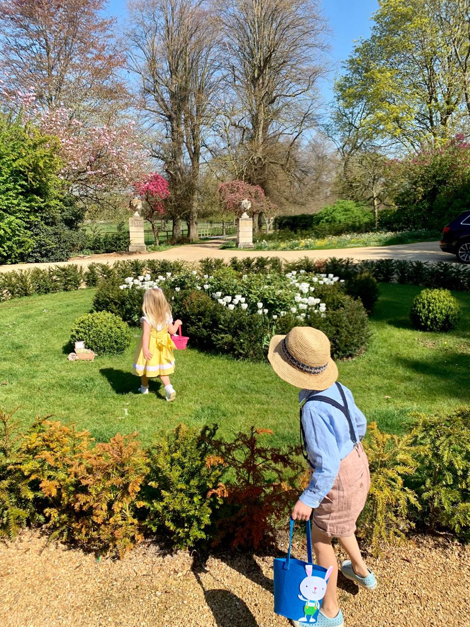 Adorable Arden and Nancy on the hunt.